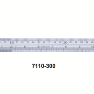 Penggaris Besi Steel Rule (need to be ordered in full bags, 5pcs/bag) 300mm/12" Insize 7110-300