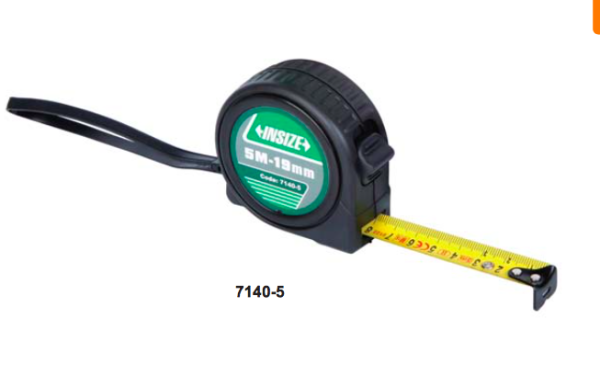 Alat Ukur Measuring Tape (need to be ordered in dozens, 12pcs/box) 5m Insize 7140-5