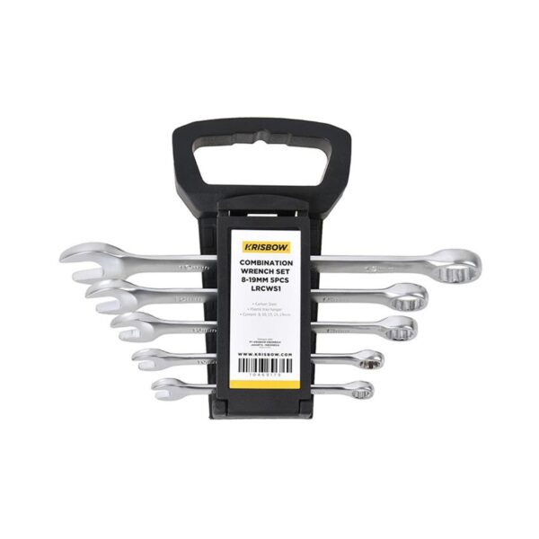 Krisbow Set 5 Pcs Kunci Ring Pas 8-19 Mm Lrcws1