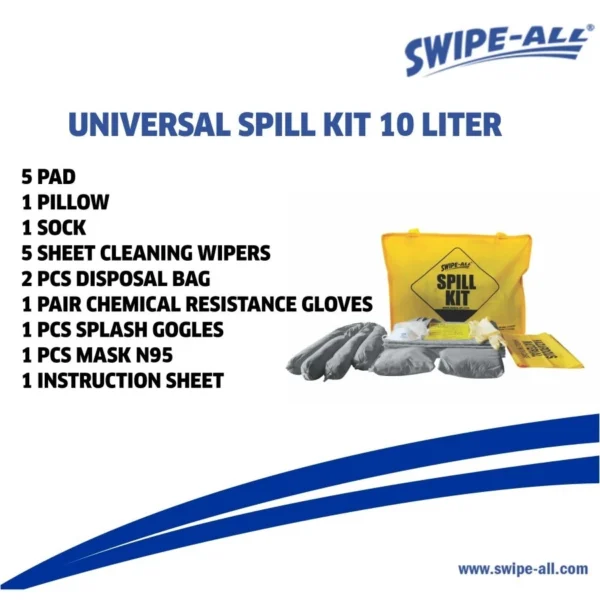 Swipe All U10 Universal Spill Kit 10 Liter