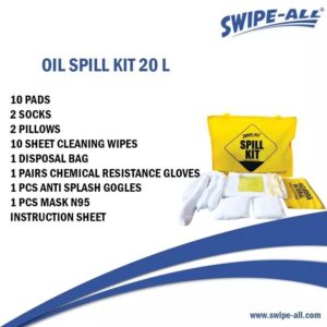Swipe-All P20 Oil Spill Kit 20 Liter Penyerap Tumpahan Oli minyak