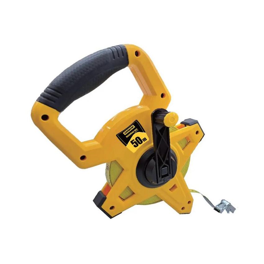 Krisbow Meteran Gulung Fiberglass 50 Meter Lrmtf51 - Kuning