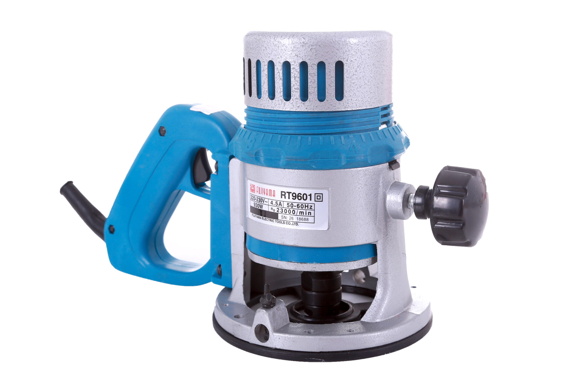 FUJIYAMA RT 9601 Mesin Profil Single Speed Router 1/2 & 1/4 Inch