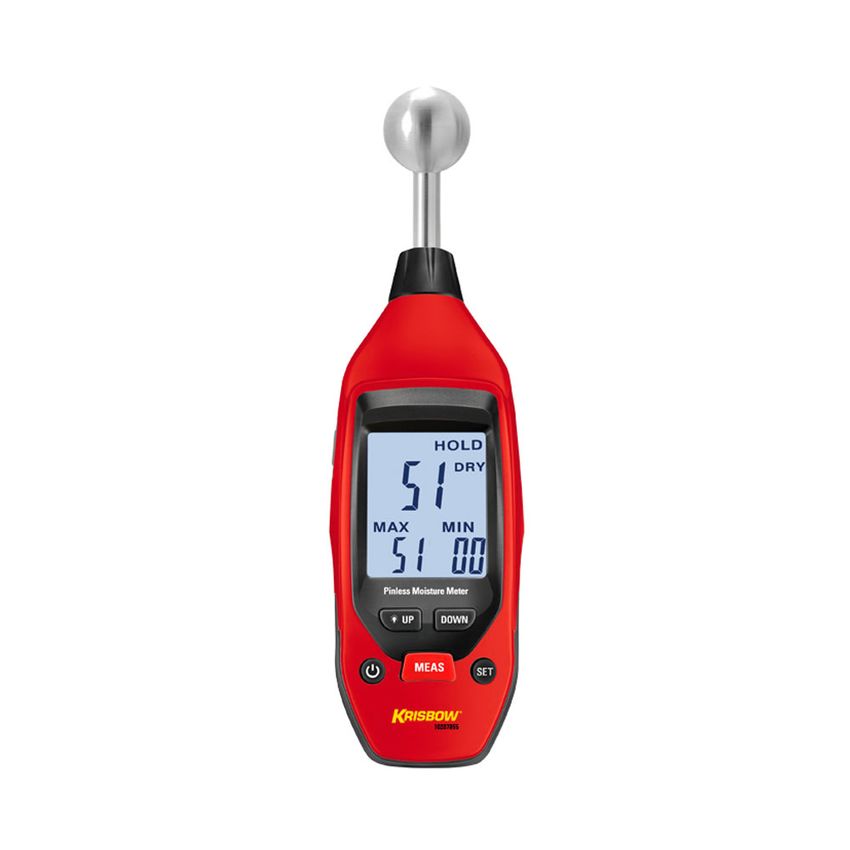 Krisbow Alat Ukur Moisture Meter Pinless 0-100 Rh