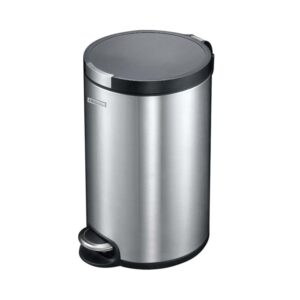 Krisbow Tempat Sampah Pedal Round 12 Ltr Silver