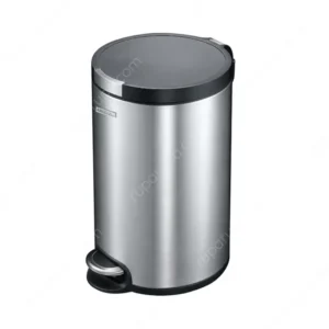 Krisbow Tempat Sampah Pedal Round 12 Ltr Silver