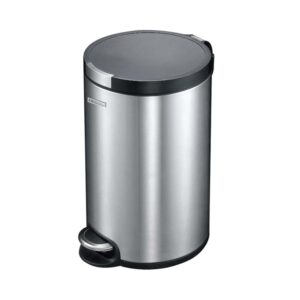 Krisbow Tempat Sampah Pedal Round 20 Ltr Silver
