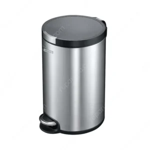 Krisbow Tempat Sampah Pedal Round 20 Ltr Silver