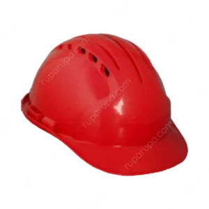 Krisbow Helm Keselamatan Kerja Front Brim Ecm Hdpe Merah