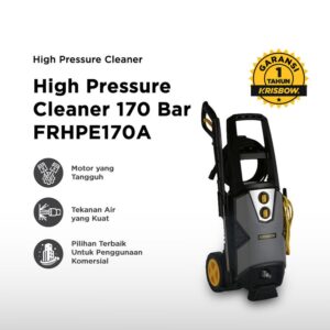 Krisbow Frhpe170a High Pressure Cleaner Home Use 170 Bar 2500 Watt Hitam