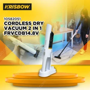 Krisbow Frvcdb14.8v Dry Vacuum Cleaner Cordless 2 In 1