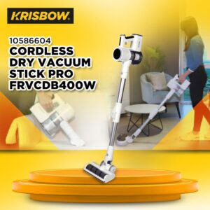 Krisbow Frvcdb400w Vacuum Cleaner Dry Cordless Stick Pro Putih