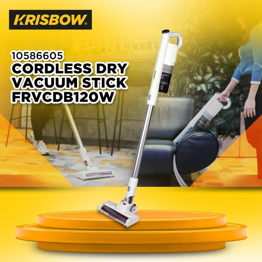 Krisbow Frvcdb120w Vacuum Cleaner Dry Cordless Stick