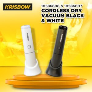 Krisbow Vacuum Cleaner Dry Cordless Putih 65 Watt