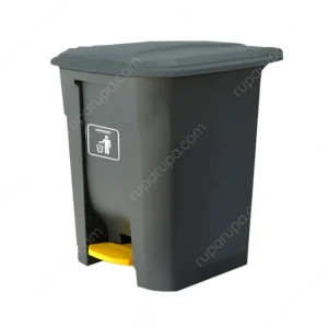 Krisbow Tempat Sampah Pedal Dengan Konektor 55 Ltr Abu-abu