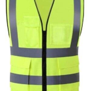 Krisbow SRSV10 Safety Vest with Pocket Green