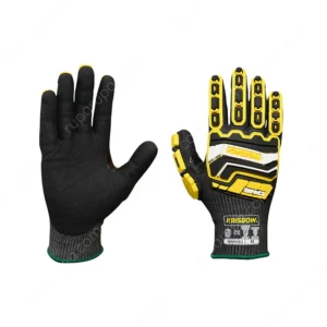 Krisbow Srsg513 Sarung Tangan Pengaman Impact Ukuran L Hitam/kuning