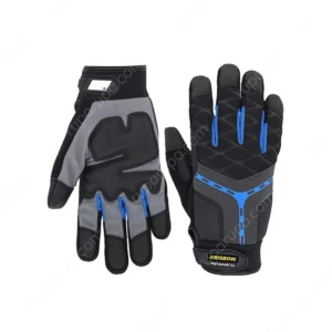 Krisbow Srsg209 Sarung Tangan Pengaman Mekanis Ukuran L Hitam/biru