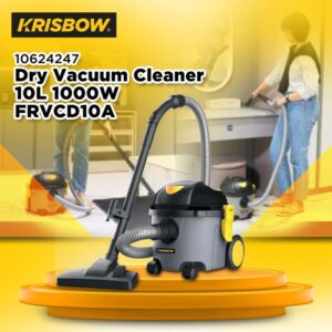 Krisbow Vacuum Cleaner 10 Ltr 1000 Watt Abu-abu