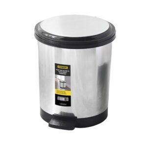 Krisbow Tempat Sampah Pedal 11 Ltr Silver