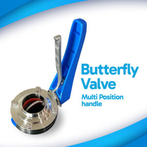 Serinox Butterfly Valve Welded End Sanitary 1PC