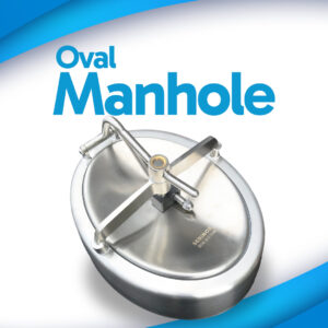 Serinox Sanitary Oval Manhole Cover Stainless Steel