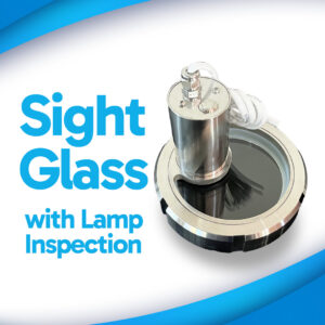 Serinox Union Sight Glass with Lamp Sanitary