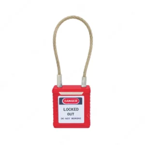 Krisbow Gembok Kawat 3.2 X 150 Mm Merah