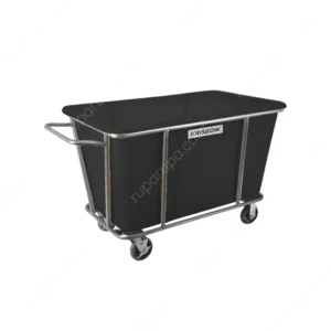 Krisbow Troli Laundry Dengan Pegangan 124x73x83 Cm Hitam
