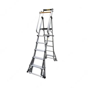 Krisbow Prlrm2820 Tangga Aluminium Rolling Multi 4x5 Step 2.8 Meter