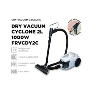 Krisbow Vacuum Cleaner Dry Cyclone 1000 Watt 2 Ltr Putih