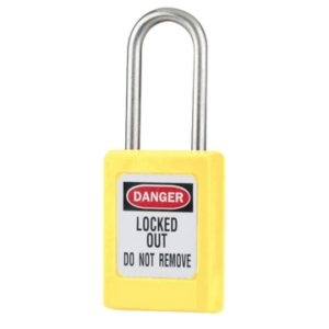 Lototo LS31YLW Keyed Differ Charting System Safety Padlock Shackle Length 38 Mm