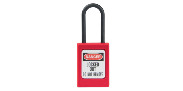 Lototo LS32RED Keyed Differ Charting System Safety Padlock Shackle Length 38 Mm