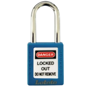 Lototo L410MKBLU Master Key and Keyed Alike-Different Safety Padlock