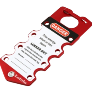 Lototo L427 Safety Lockout Tagout Labeled Snap-On-Hasp