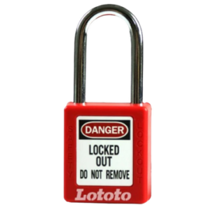 Lototo L410KABRN Safety Padlock Keyed Alike Shackle Length 38 Mm