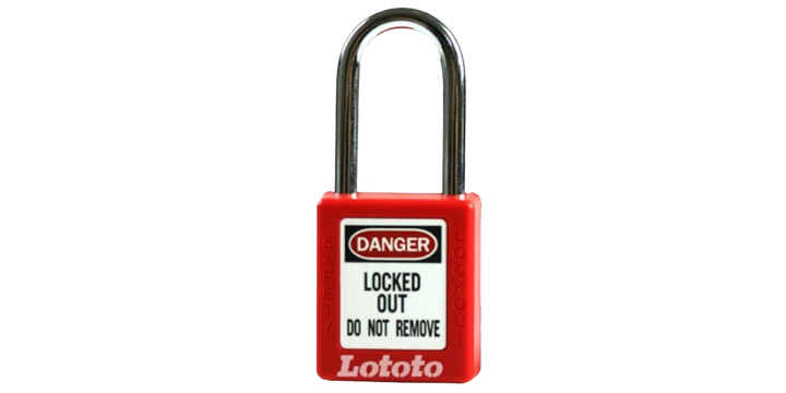 Lototo L410KABRN Safety Padlock Keyed Alike Shackle Length 38 Mm