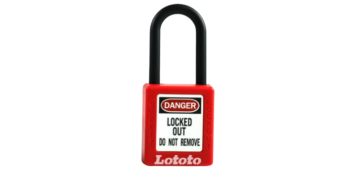 Lototo L406BRN Safety Padlock Keyed Differ Shackle Length 38 Mm