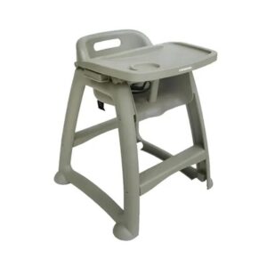 Krisbow Mrbc-Gr Kursi Makan Bayi Dengan Tray Adjustable Abu-Abu