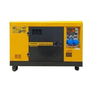 Krisbow Krpd120A Generator Diesel Silent 1P/3P Kuning 12000 Watt