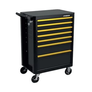 Krisbow LRTDR7A Lemari Perkakas 7 Laci Hitam/Kuning